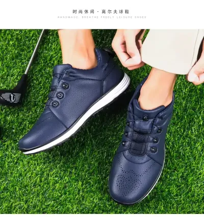 SOFT LINING  LEATHER GOLF SHOES